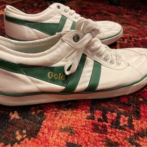 Men’s Gola Classics. size 12. White and green.